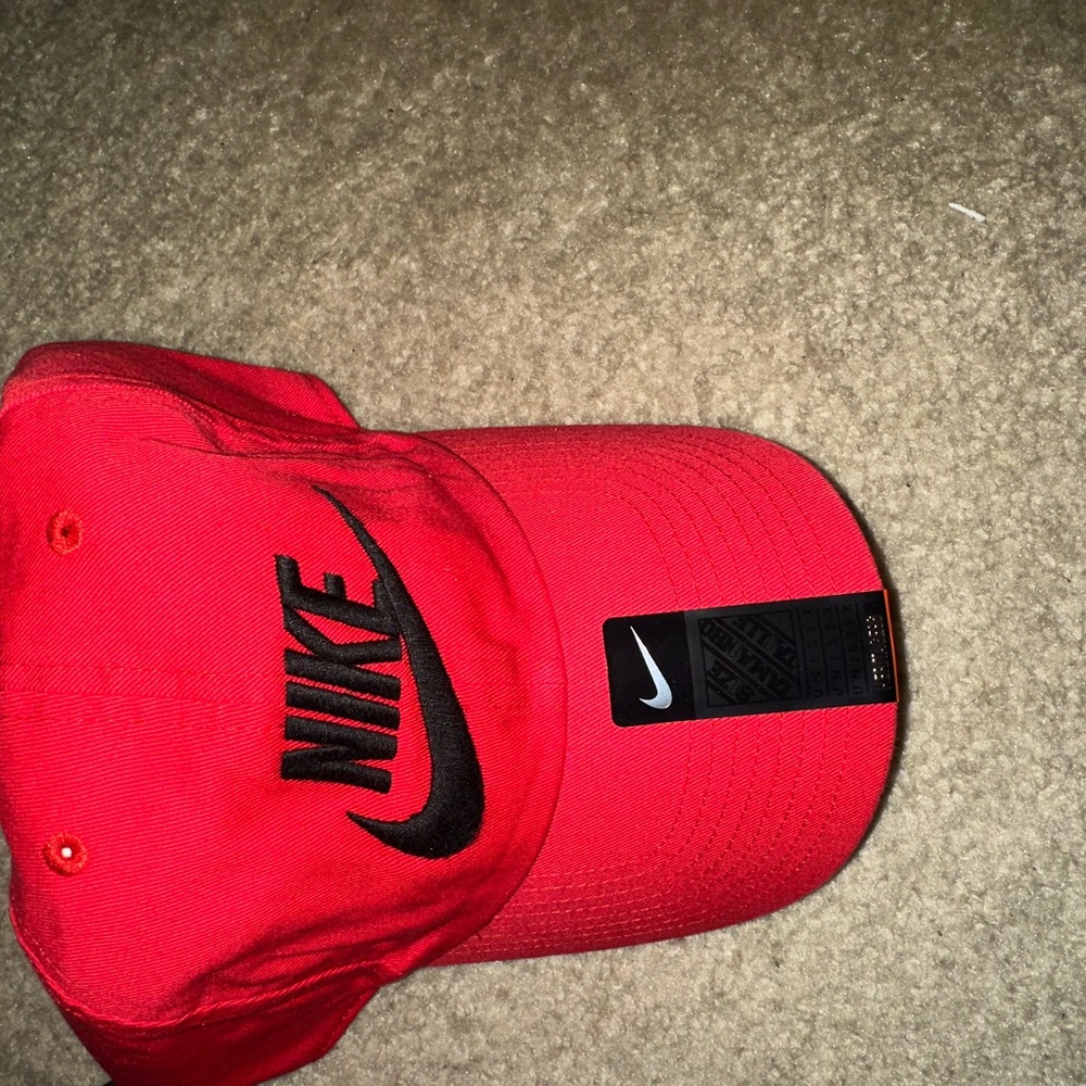 Nike Bright Red Adjustable Cap